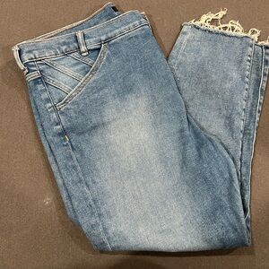 Express Light Blue Ankle Jeans 16S
